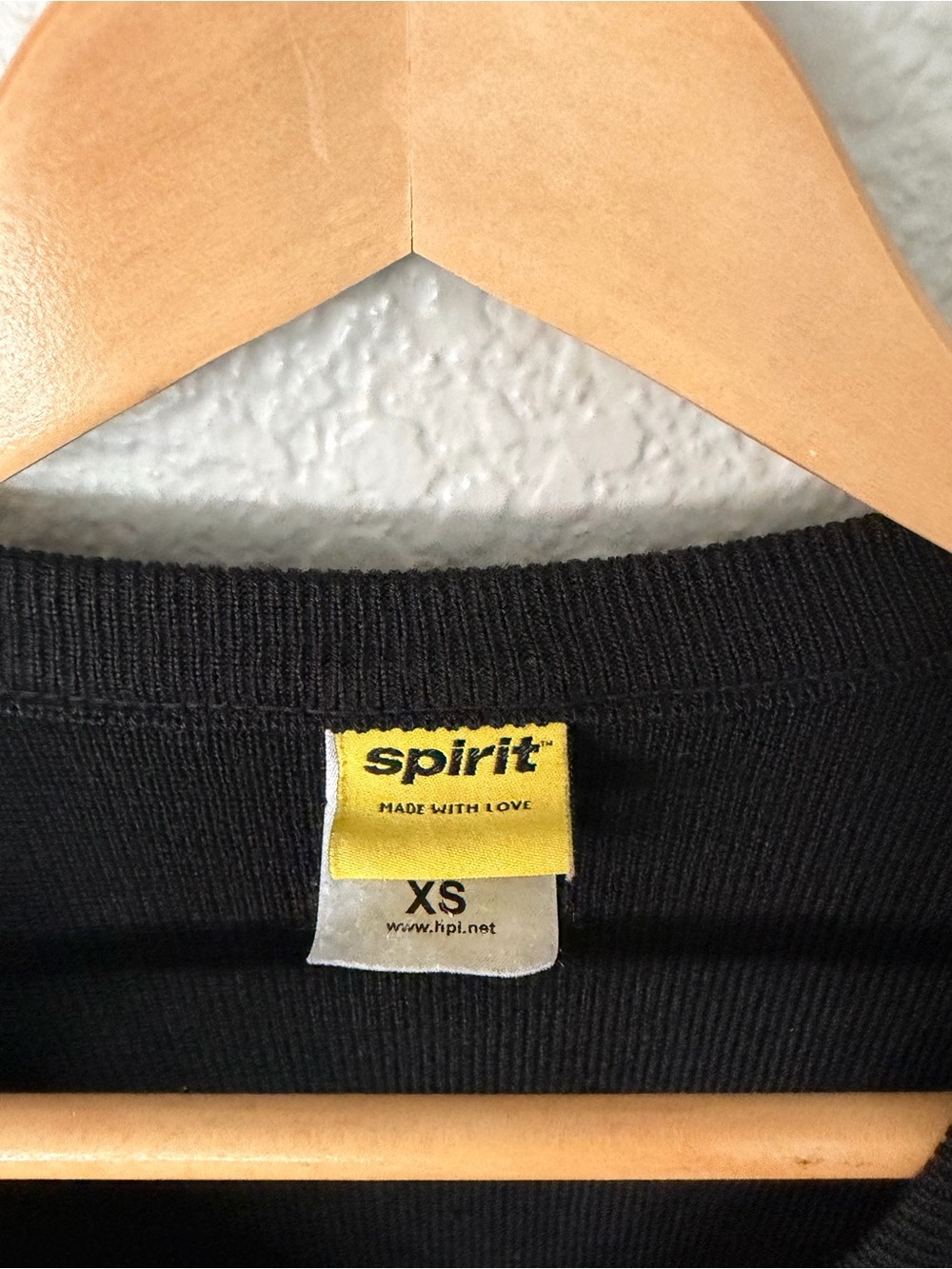 Spirit Airlines Stewardess Cardigan Black Straight Leg Pants & Belt Yellow Trim - Picture 3 of 7